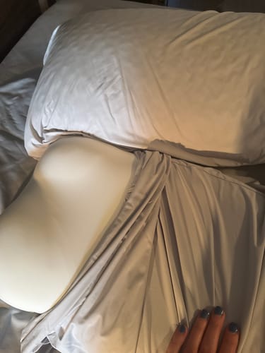 Customer photo review of Mellow Cooling Pillowcases (2-Pack)