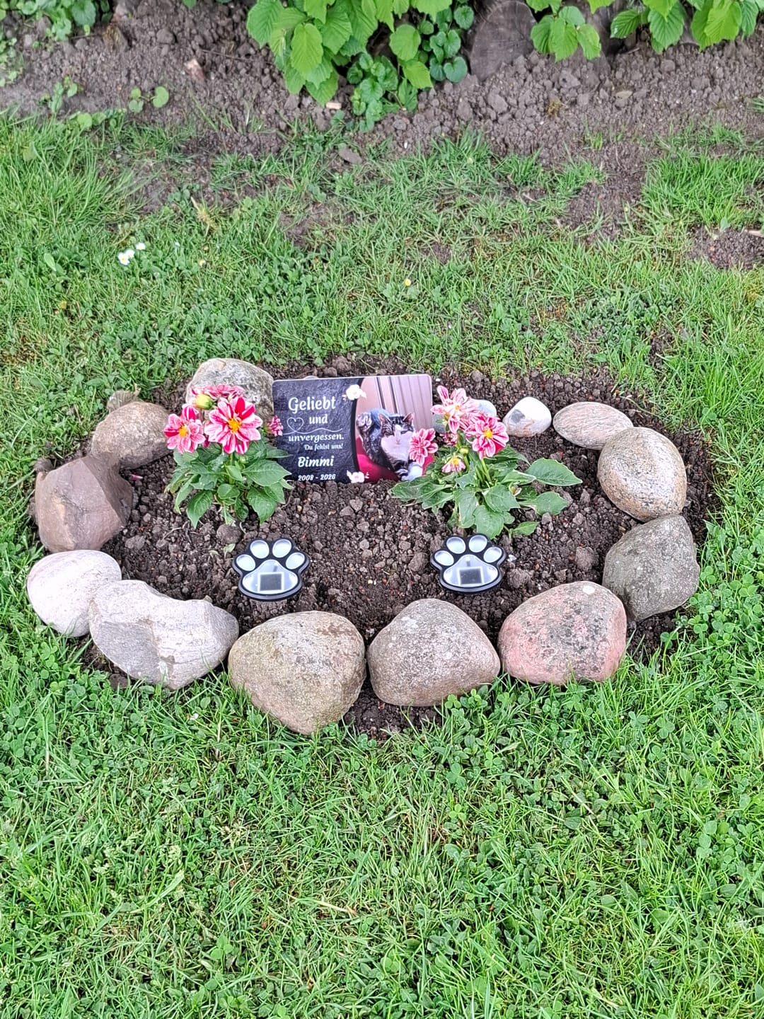 Customer photo review of Personalisierte Gedenktafel mit Foto 🖤🐾 Deine wundervolle Erinnerung