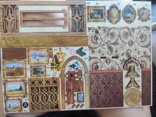 Customer photo review of DIY Book Nook Kit - Eternal Bookstore
