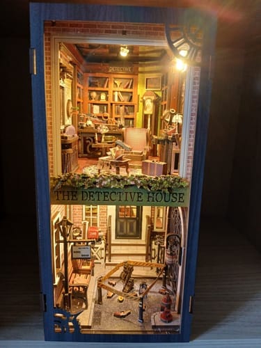 Customer photo review of DIY Book Nook Kit - Rose Detective Agency