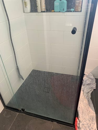 Customer photo review of GLASSGUARD® Glass Restoration Stain Remover Diamond Edition