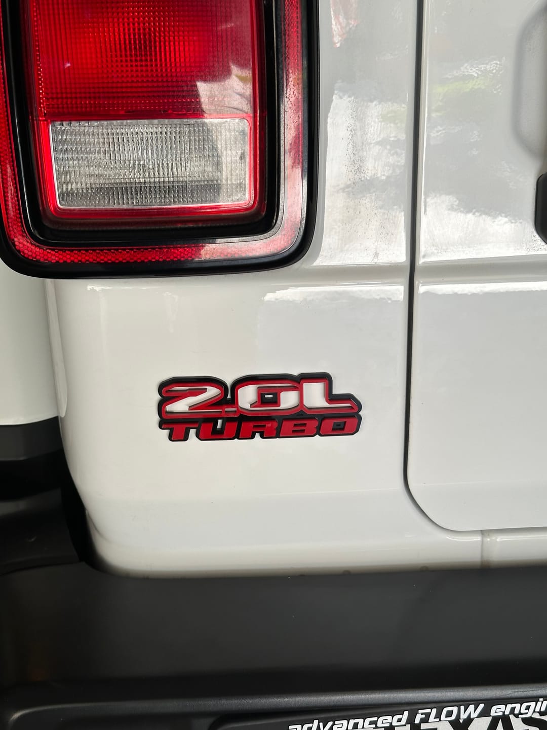 Customer photo review of Jeep "2.0L" Emblem - 5" - 392 Style