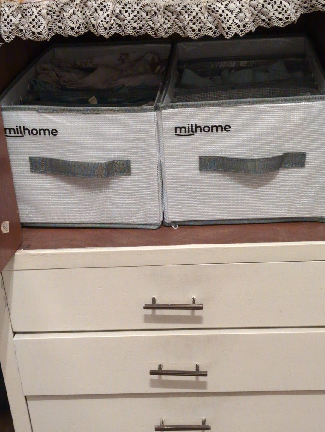 Customer photo review of Organizador Clot para Ropa con 8 Divisiones Milhome