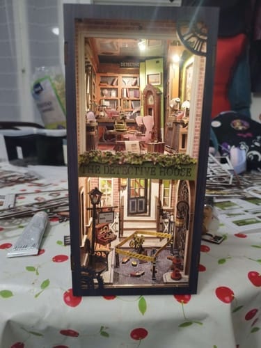 Customer photo review of DIY Book Nook Kit - Rose Detective Agency