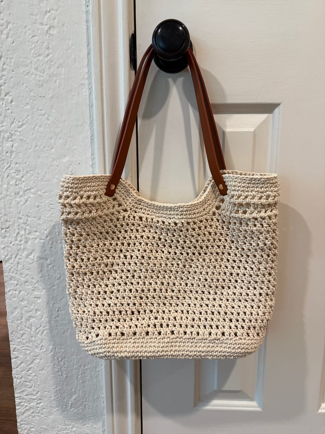 Customer photo review of CrochetPark™ Sunny Beach Tote crochet kit
