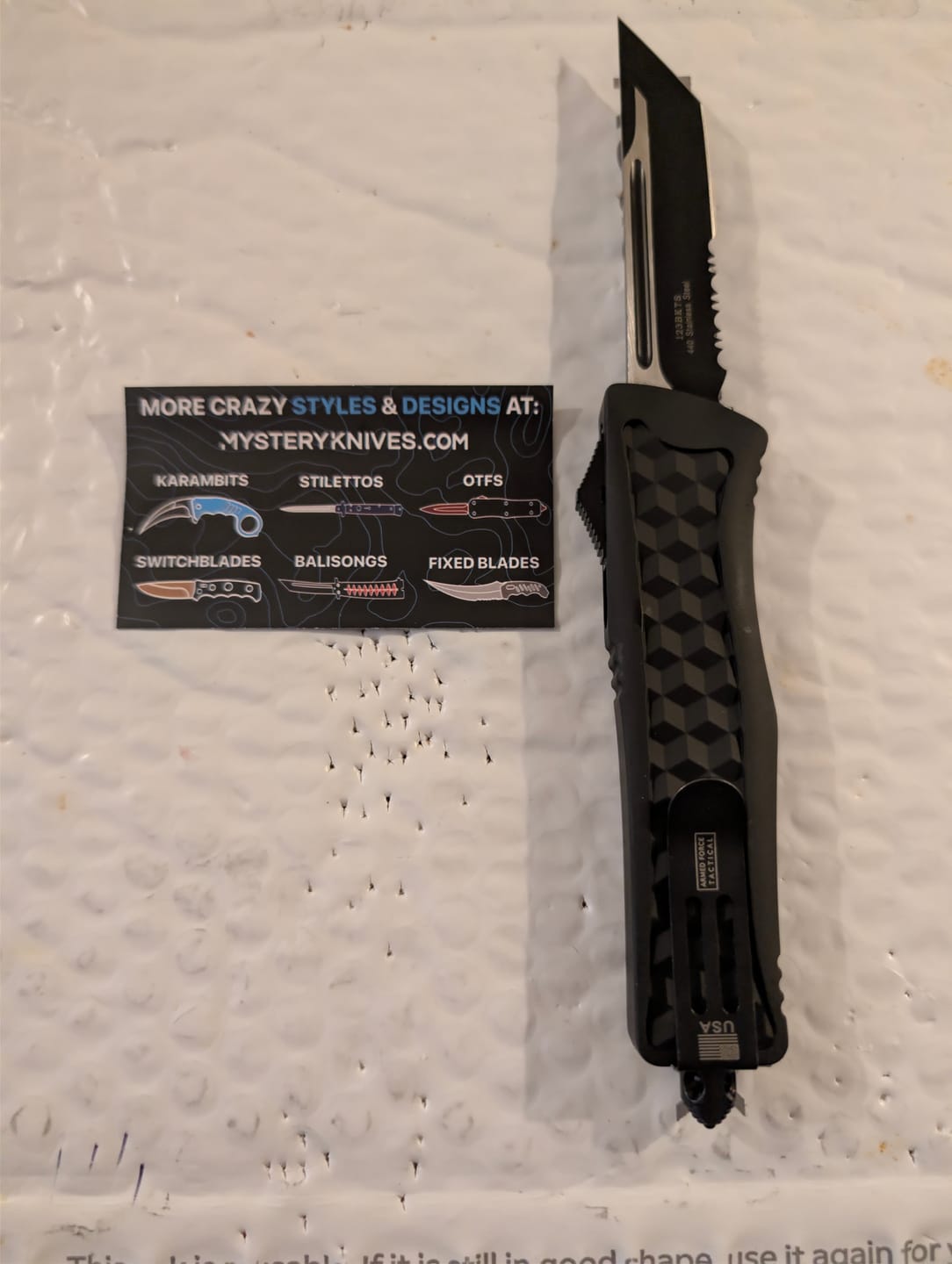 Customer photo review of MYSTERY KNIVES BOX™