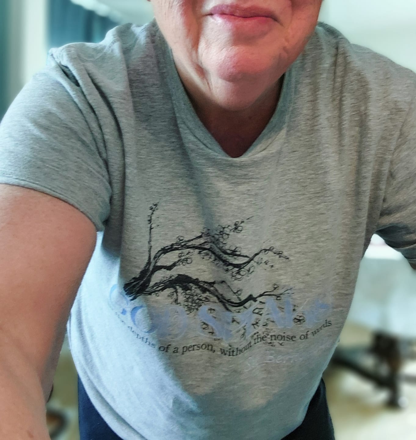 Customer photo review of Veni Sancte Spiritus T-Shirt