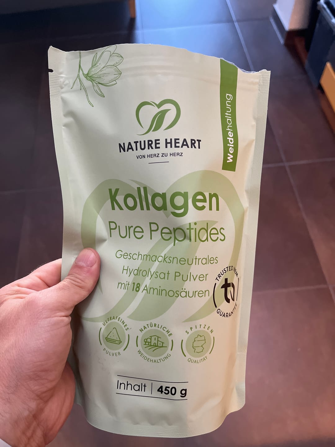 Customer photo review of Kollagen Pure Peptides