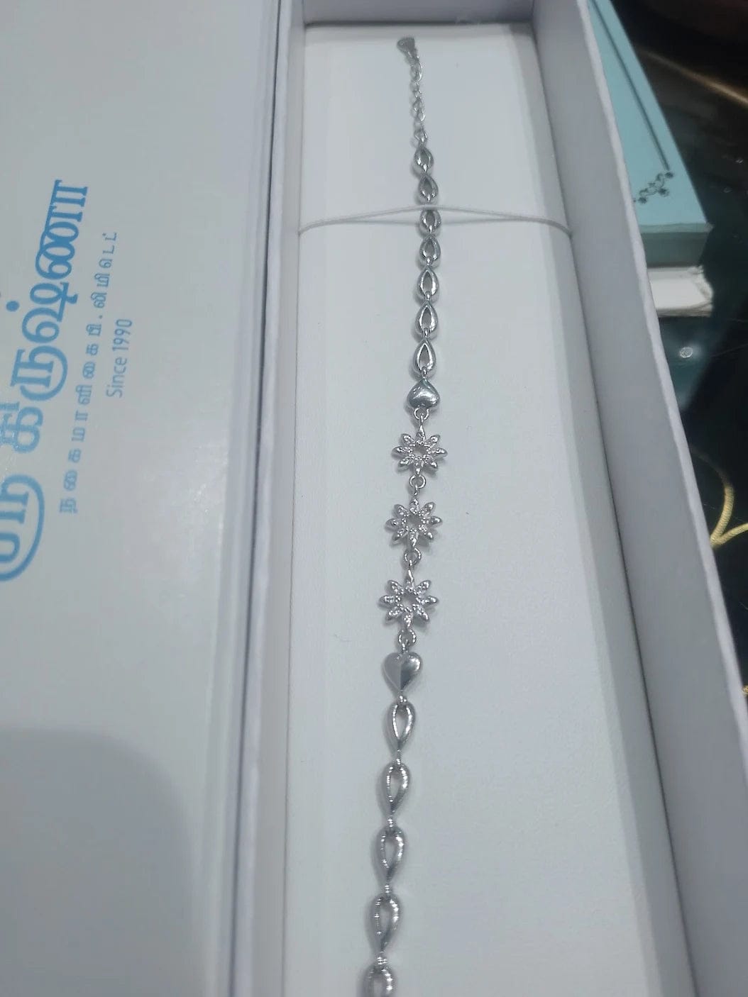 Customer photo review of Butterfly Bracelet with Mother of Pearl Inlay