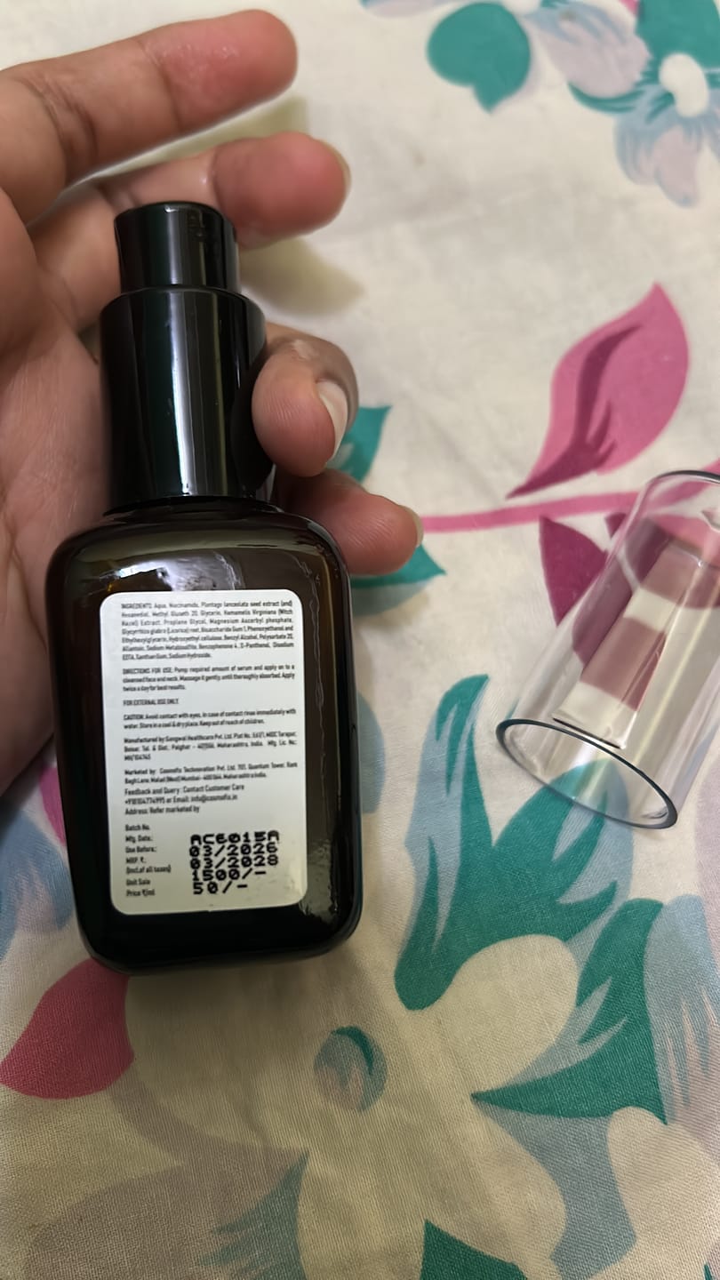 Customer photo review of Cosmofix B-Rite Skin Brightening Serum