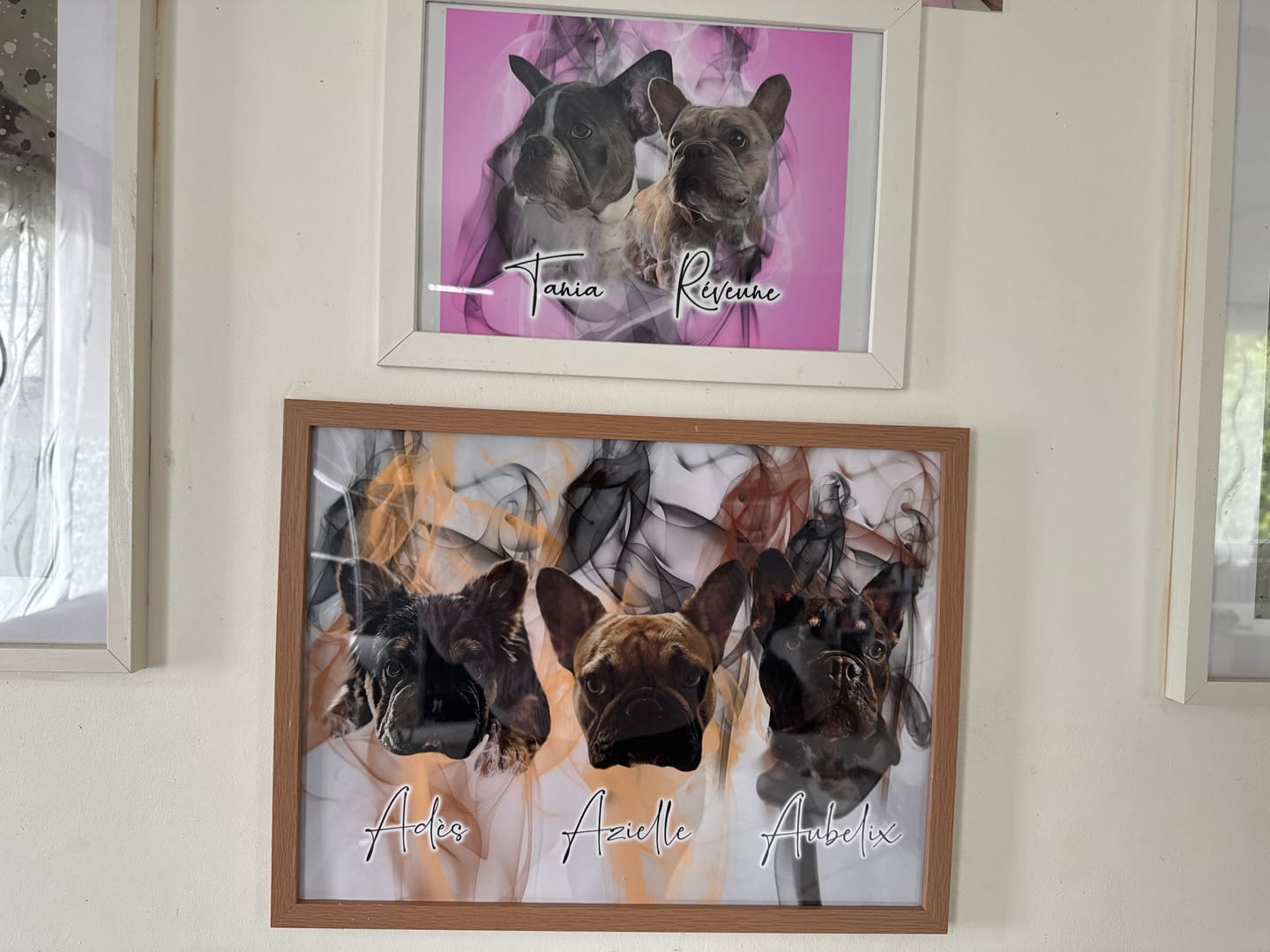 Customer photo review of Portrait Smoke Art - Trio