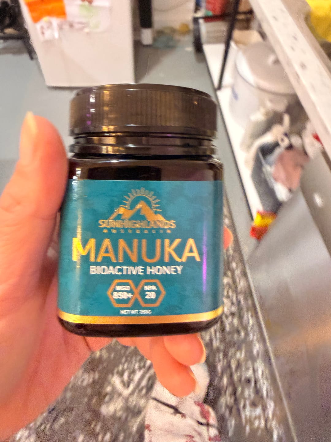 Customer photo review of Manuka Honey MGO 850+ (EQV UMF 20+) | 3 Jars of 250g | Prime Bundle