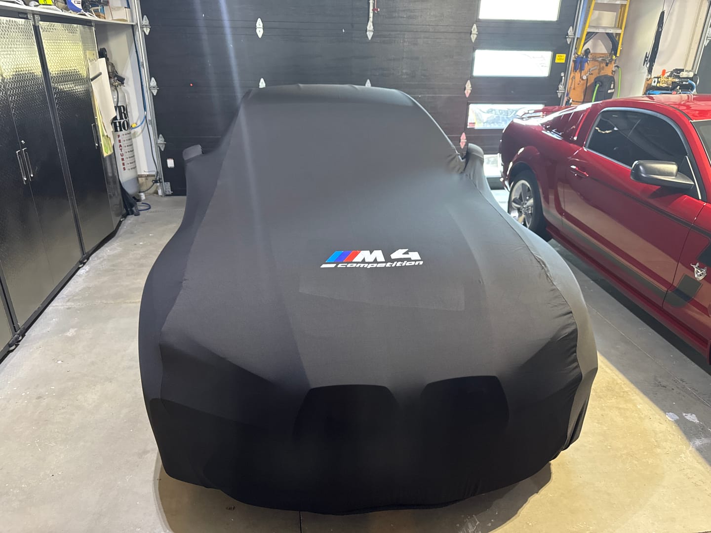 Customer photo review of CUSTOM INDOOR CAR COVER FOR BMW