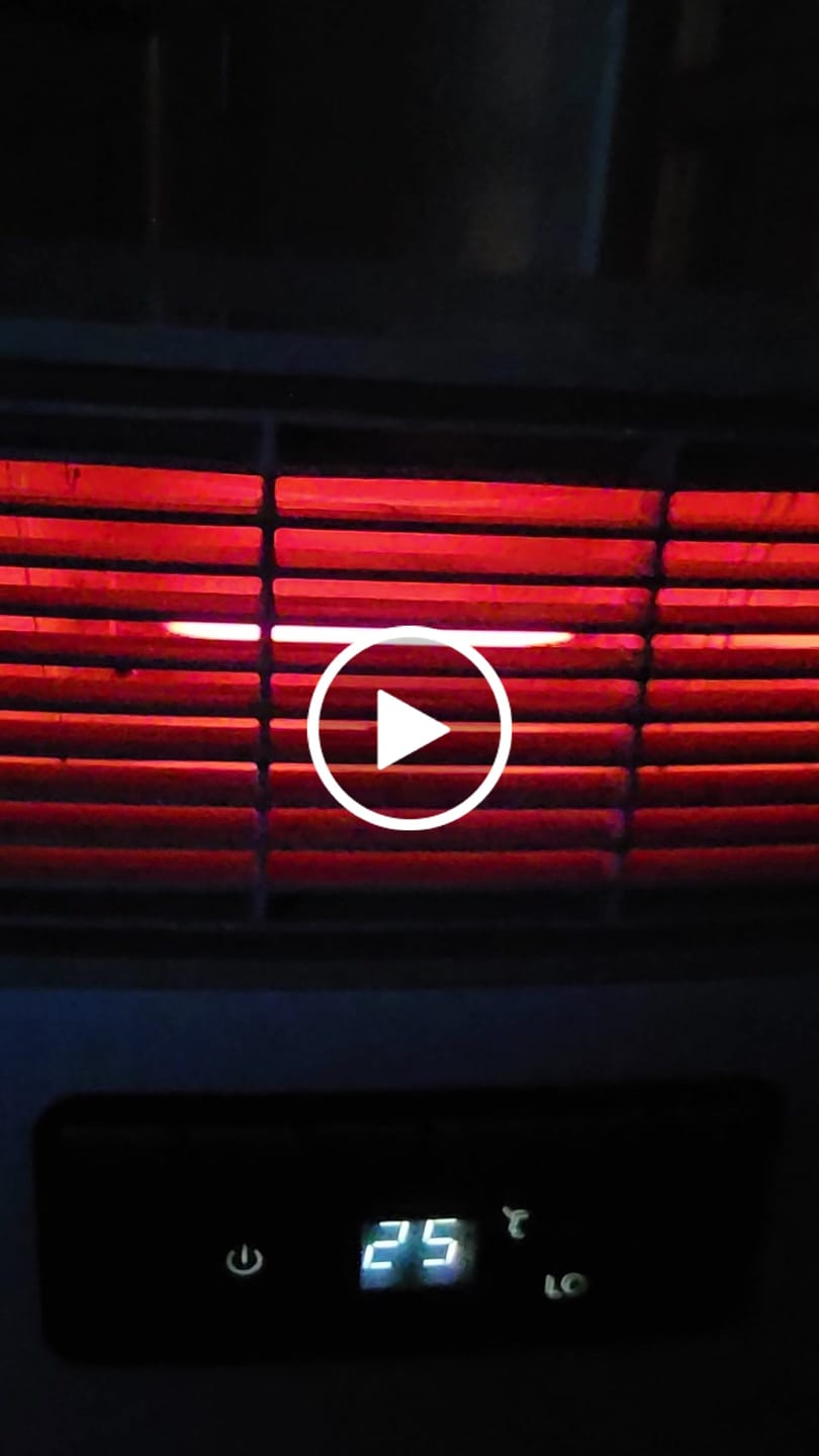 Customer video review of Estufa Eléctrica Infrarroja Kaltemp IR04 Wifi Bajo Consumo | 60m2
