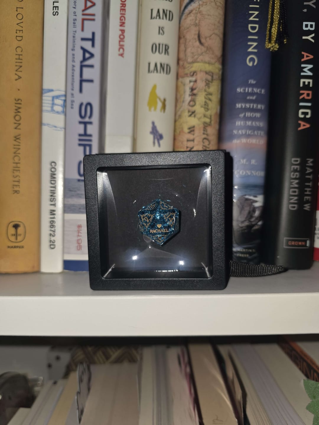 Customer photo review of Custom Mother's Day D20 Dice – Personalized D&D Gift