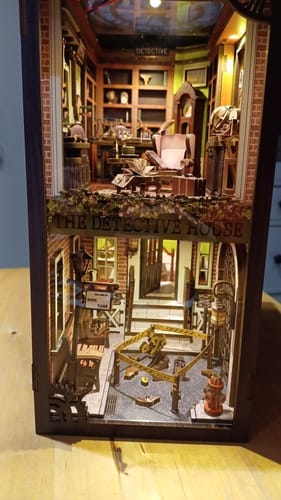 Customer photo review of DIY Book Nook Kit - Rose Detective Agency
