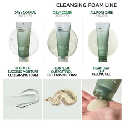 مراجعة بالصور من عميل لمنتج Anua Heartleaf Quercetinol Pore Deep Cleansing Foaming Face Wash 150ml