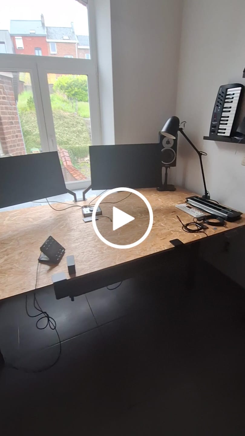 Customer video review of Maidesite T4 Pro Plus - Bureau assis debout électrique