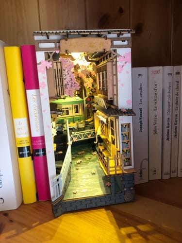 Customer photo review of DIY Book Nook kit - Sakura Densya