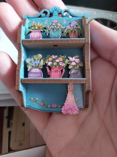 Customer photo review of DIY Book Nook Kit - Champs-Élysées Florist