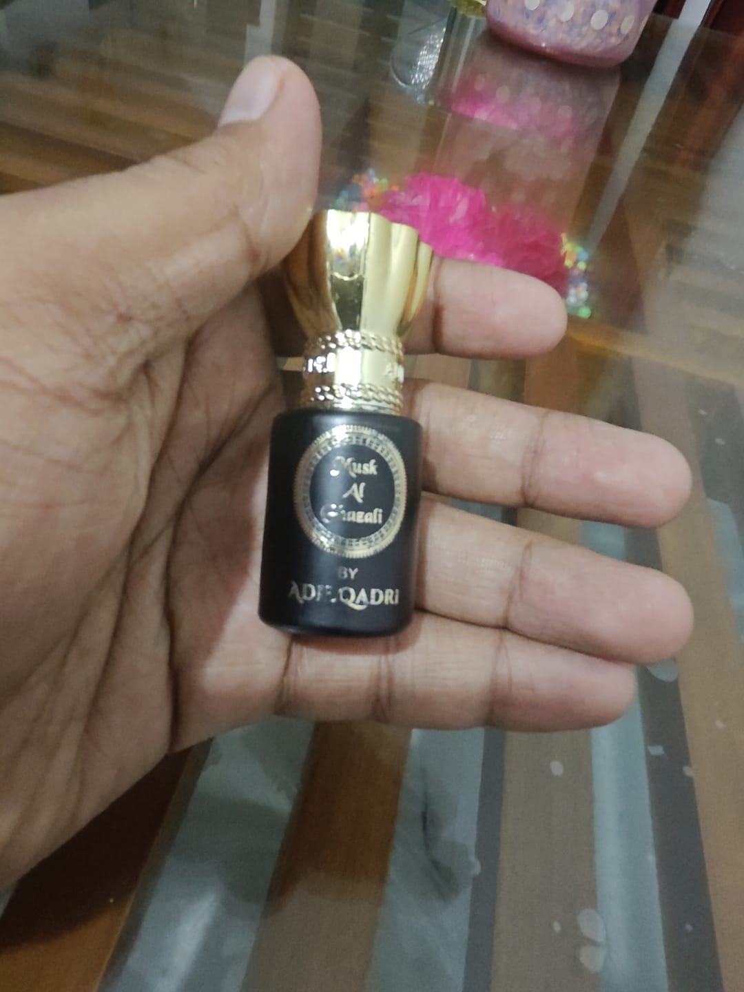 Customer photo review of Musk Al Ghazali Attar Perfume 5.5ml