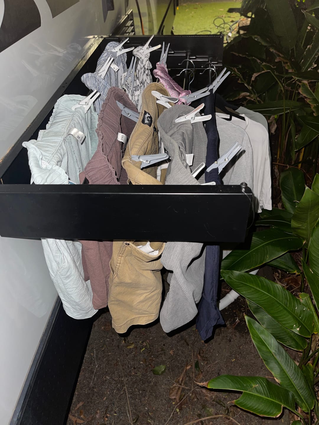 Customer photo review of Caravan Wall Mounted Drying Rack - Foldable Indoor and Outdoor
