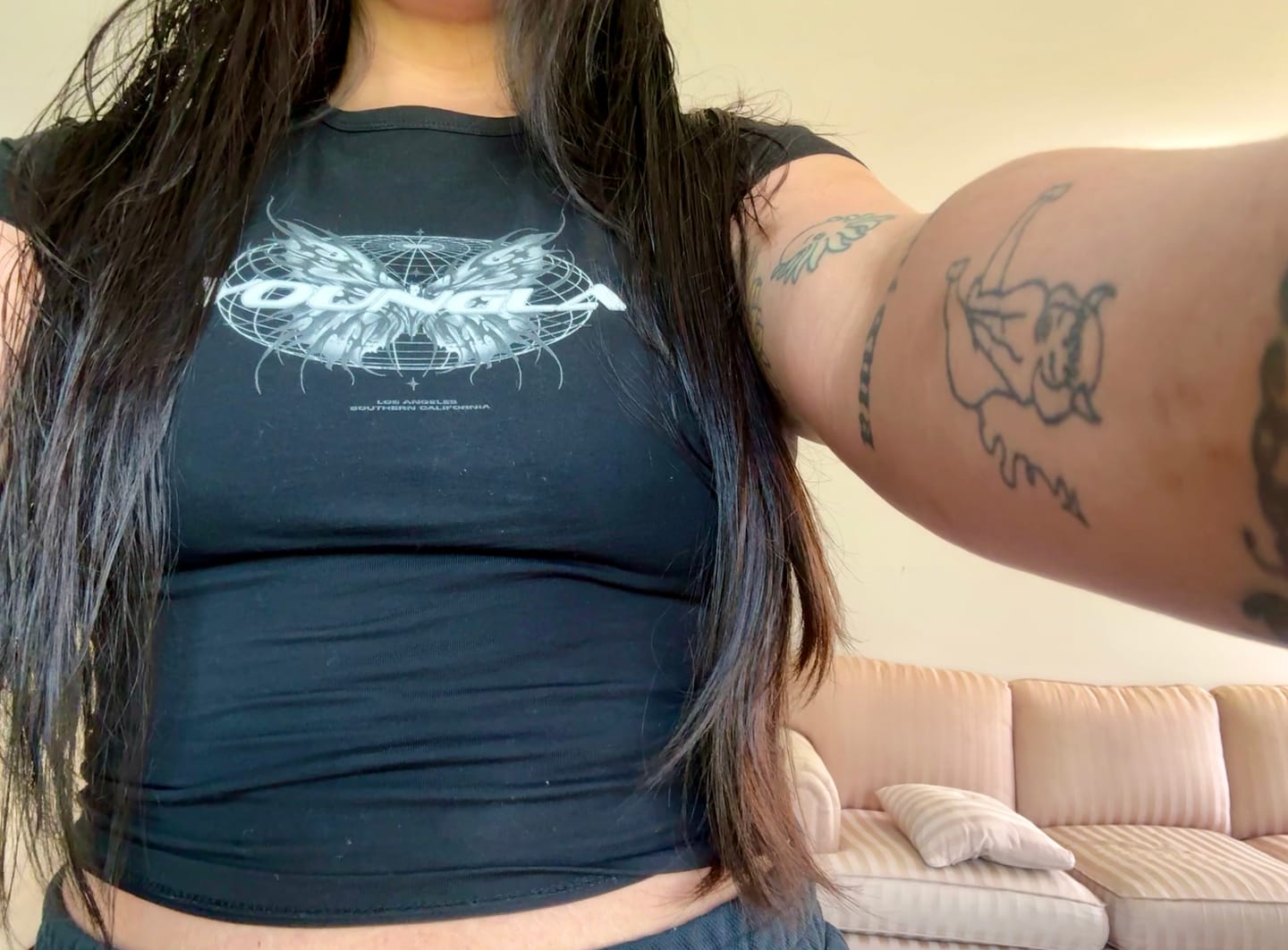 Customer photo review of W401 Vintage Baby tee