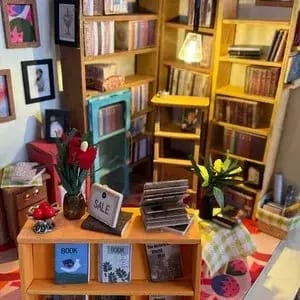Customer photo review of Miniature House - Sam's Study