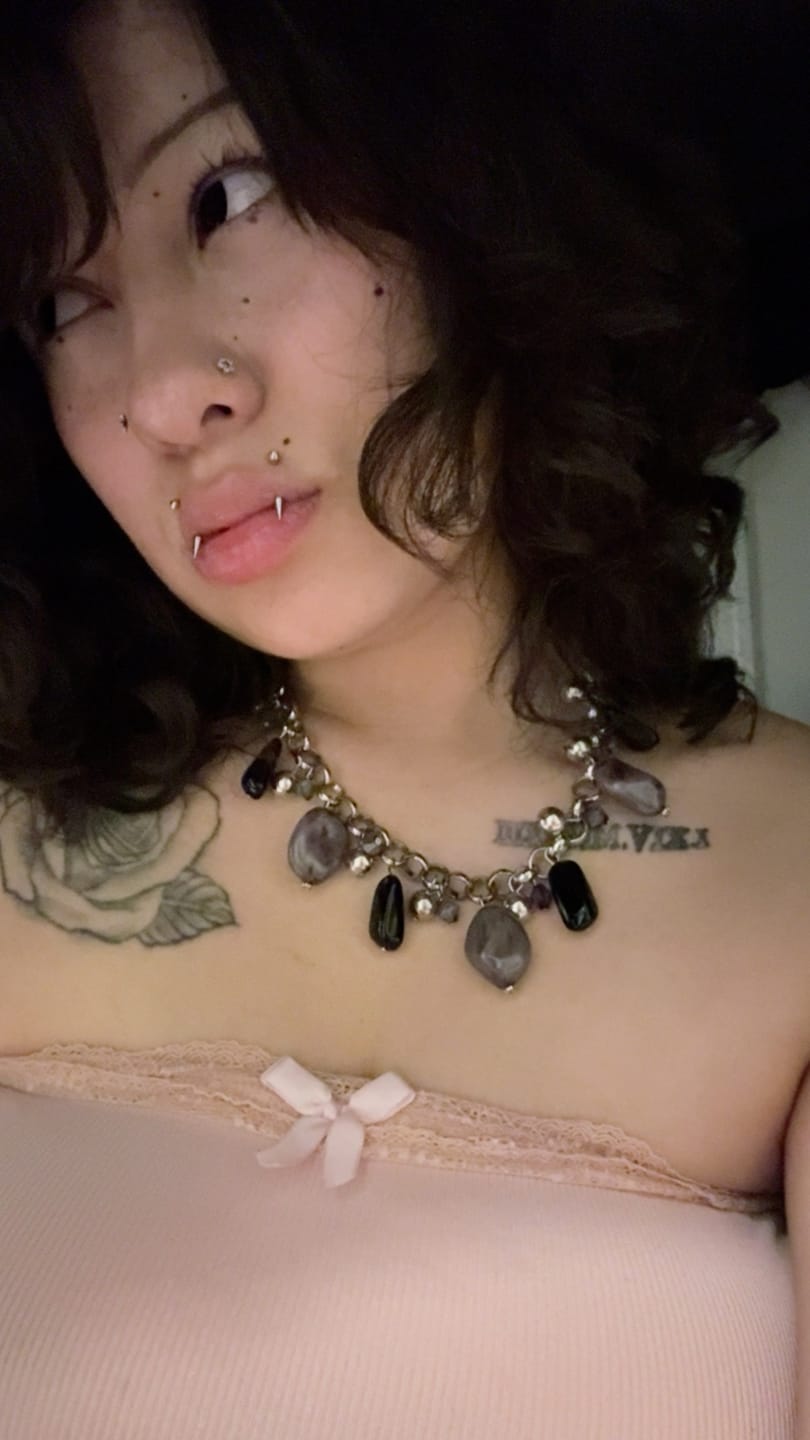 Customer photo review of Halloween Blackout Colored Contact Lenses