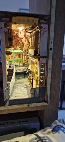 Customer photo review of DIY Book Nook kit - Sakura Densya