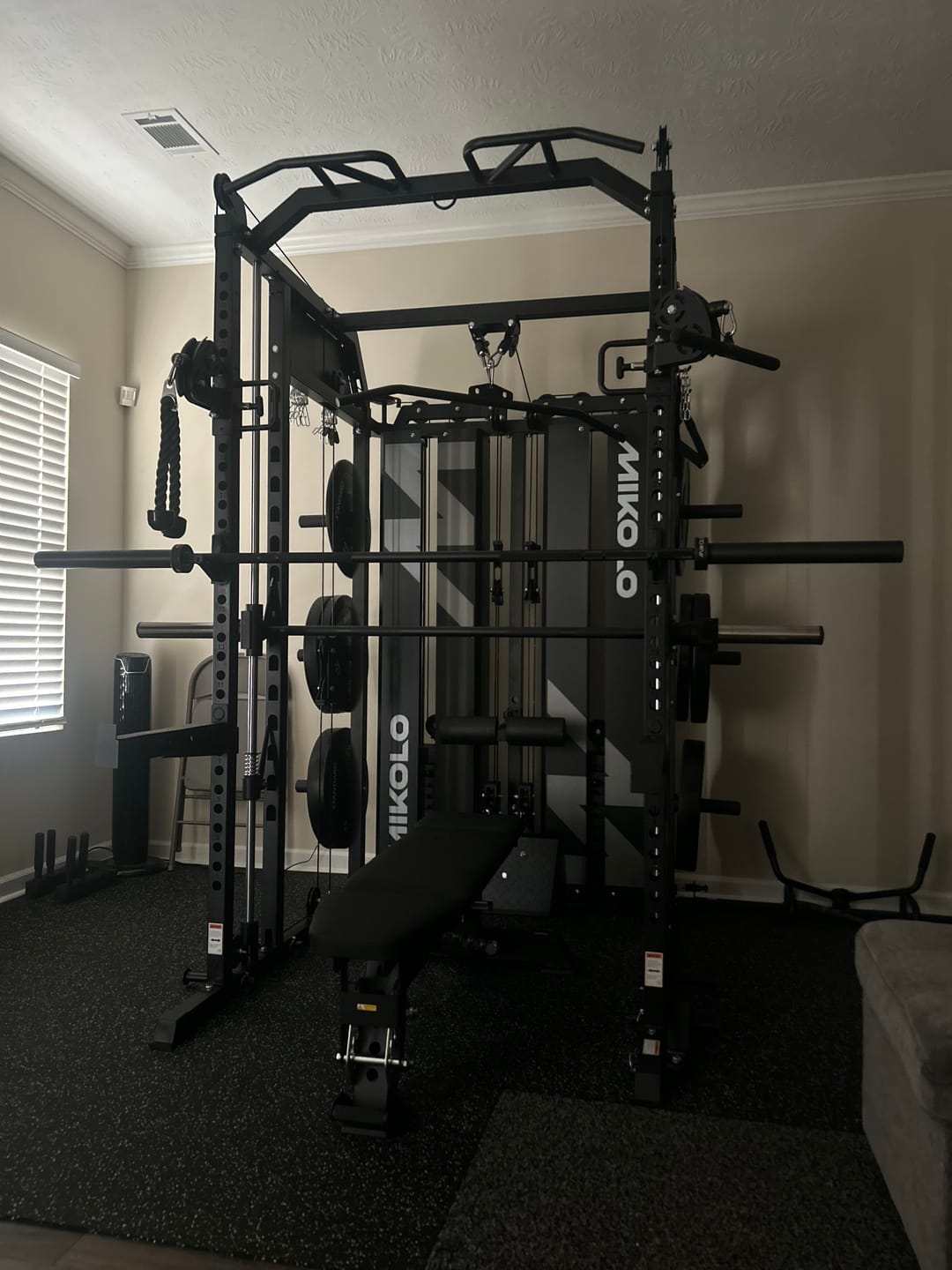 Customer photo review of HORUS™ Home Gym Pack with 350 lbs Dumbbell Set