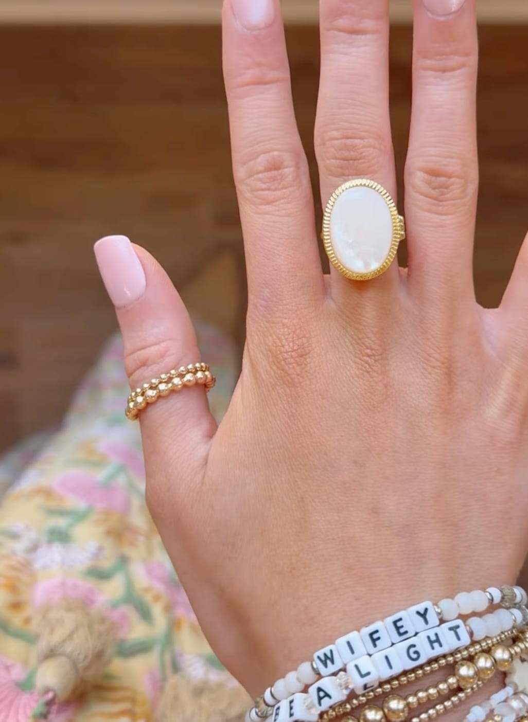 Customer photo review of Custom Photo Locket Ring