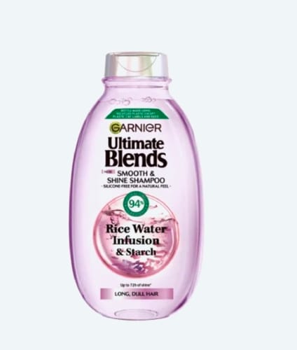 مراجعة بالصور من عميل لمنتج Garnier Hair Shampoo 600ml Ultra Doux Rice Water Infusion & Starch
