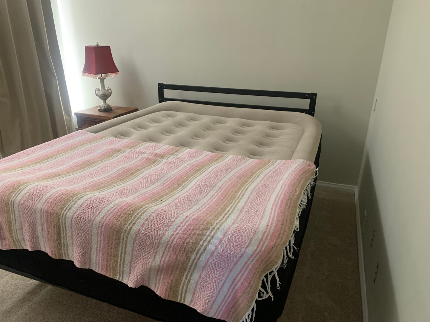 Customer photo review of King Koil Luxury Air Mattress with High Speed Built-in Pump