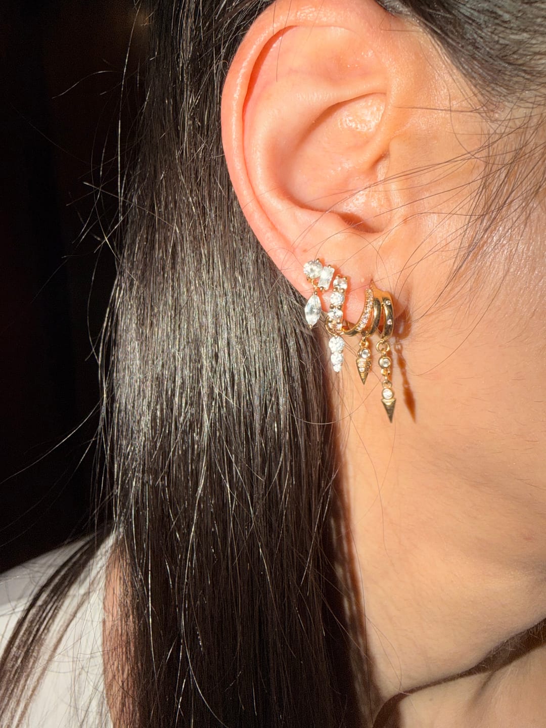Customer photo review of Isola Stud Earring