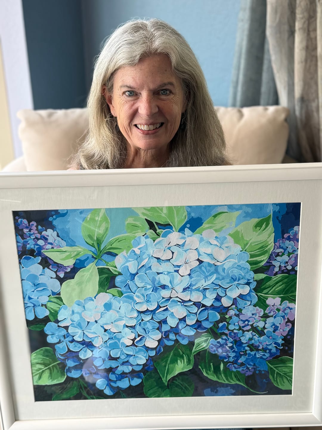 Customer photo review of Blue Hydrangea