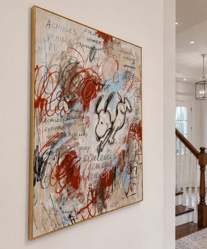 Customer review photo for Abstract Graffiti Art #CSQ063