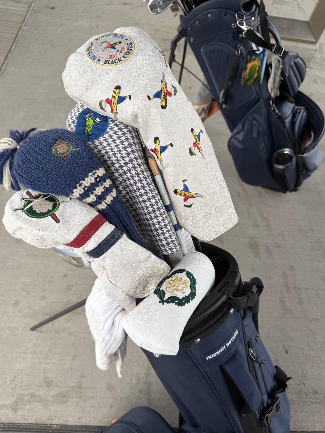 Customer photo review of Hudson Featherlite Golf Bag