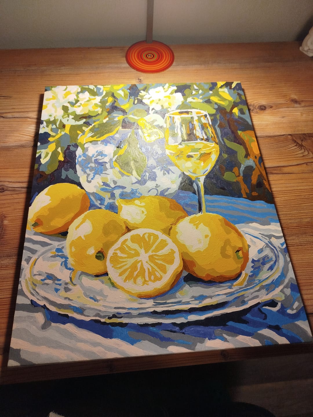Customer photo review of Malen nach Zahlen - Zitrone und Wein
