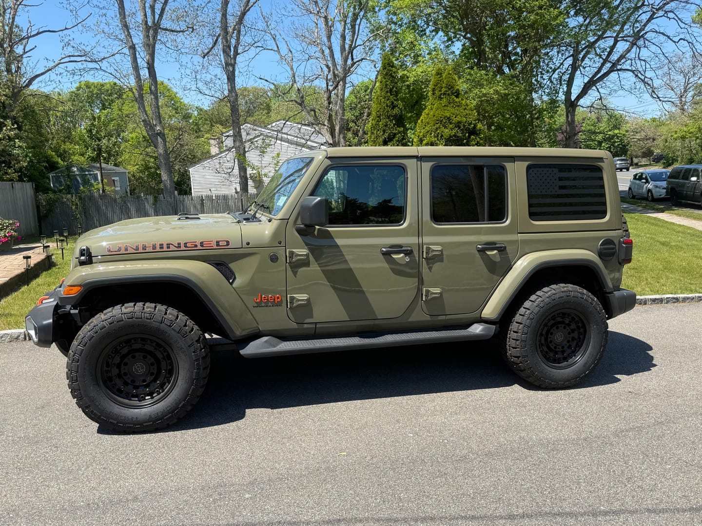 Customer photo review of JEEP Wrangler Emblem Overlay Decal Set | Fits JL, JK, TJ & YJ