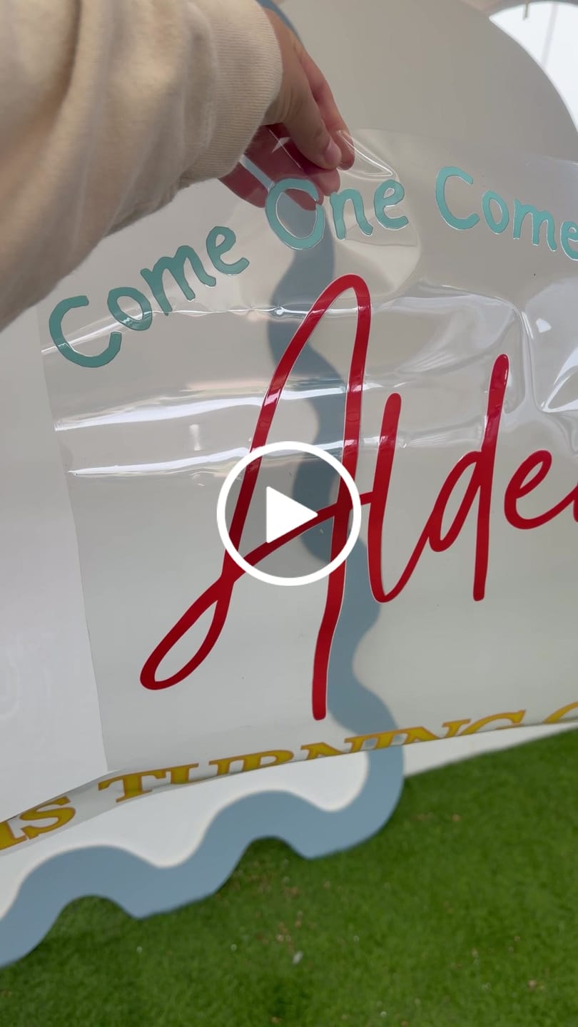 Customer video review of Upload Your Own UV DTF Gang Sheets