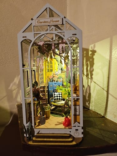 Customer photo review of DIY Book Nook kit - Greenhouse