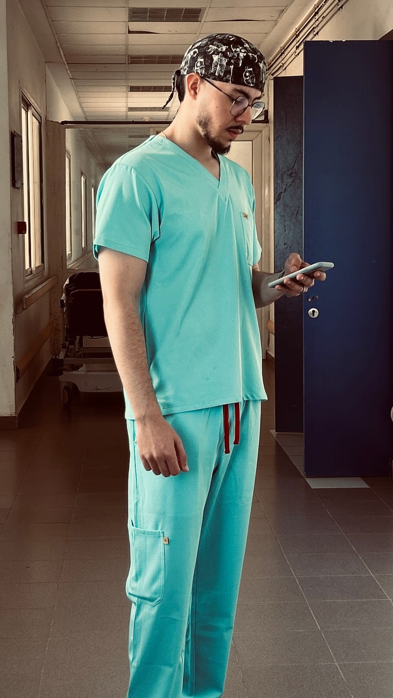 Customer photo review of Pyjama de Bloc Col V Stretch - Homme