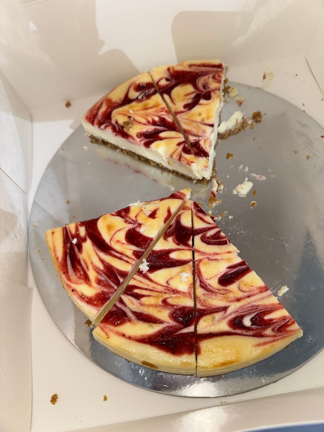 Customer photo review of Protein Strawberry Cheesecake