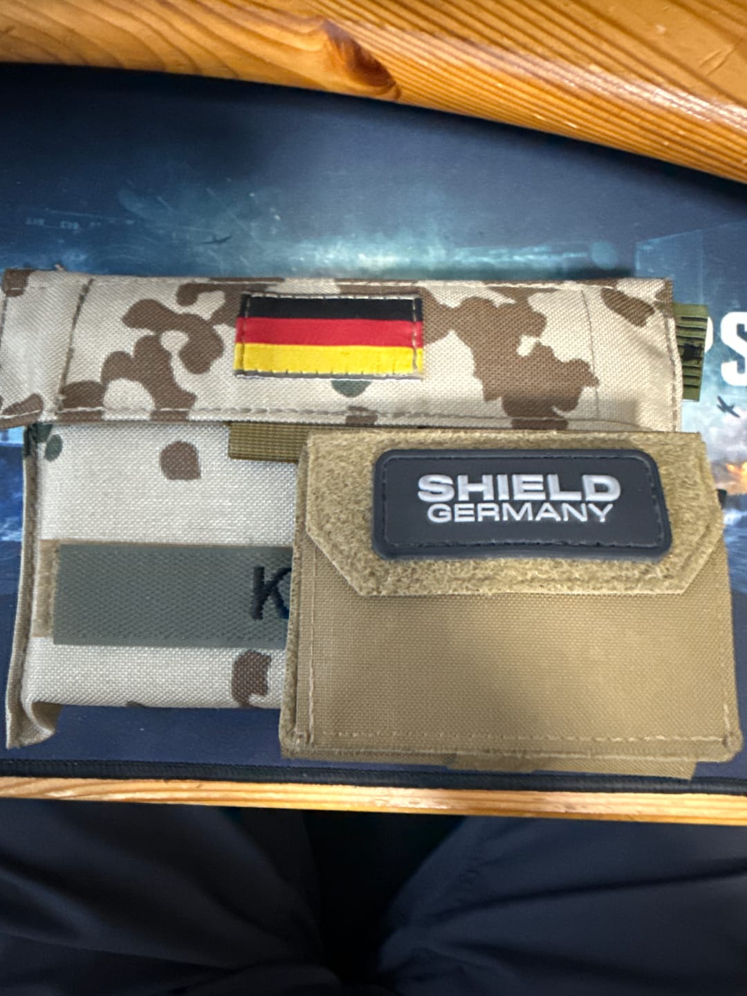 Customer photo review of Tactical Wallet Münzfach - Coyote