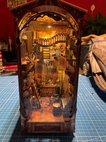 Customer photo review of DIY Book Nook Kit - Magic World