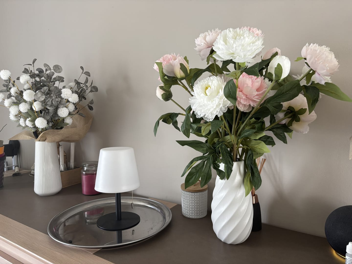 Customer photo review of Pivoines - Mélange (6 tiges / 18 têtes de fleurs)