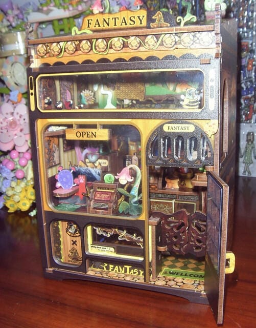 Customer photo review of DIY Book Nook Kit - Fantasy Plant Shop