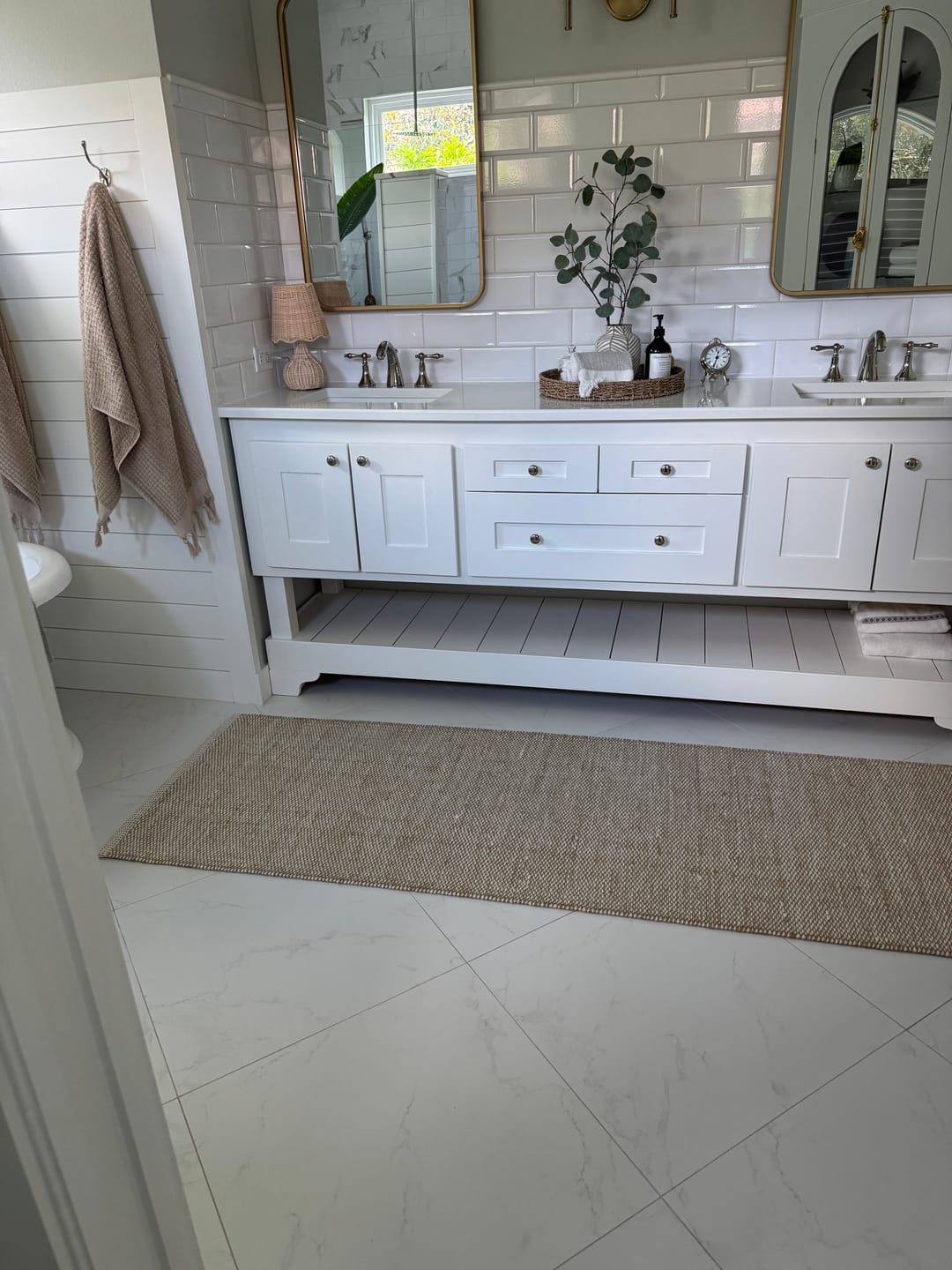 Customer photo review of Pebble Handwoven Performance Rug - Natural