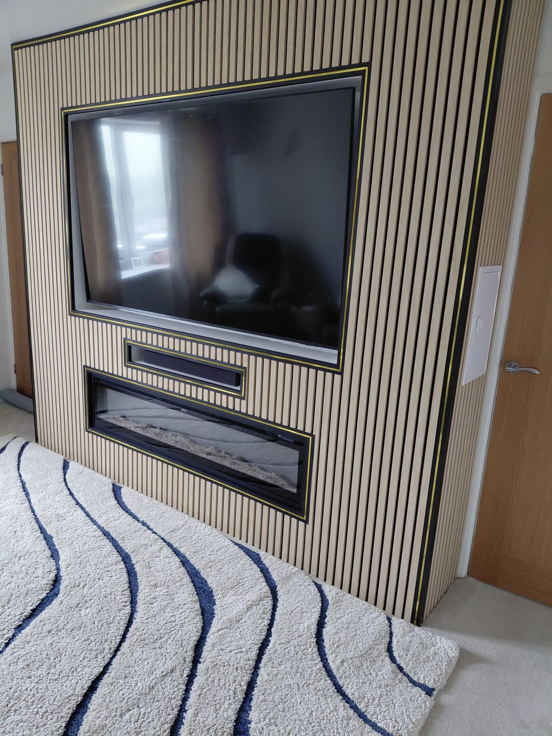 Customer photo review of White Ash Acoustic Wall Panel